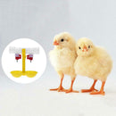 Double Outlet Drinking Hanging Chickens Cups Nipple Drinker Poultry Waterer A