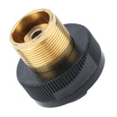 Outdoor Camping Stove Connector Gas Bottle Adaptor 40 x 40mm, Self-closing Gas