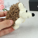 1PCS Cute Plush Hedgehog 7CM  Small Pendant  Mini Soft Stuffed Animal  lj