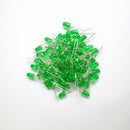 Pack of 200pcs 5mm 2 Pin LED- Green Light Emitting Diode Long Service Life