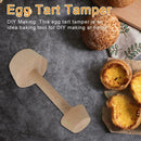Wooden Tart Tamper Double Side Pastry Egg Pusher Baking Kitchen Mould Tool