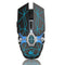 X13 2.4GHz Wireless Gaming Mouse USB Backlight Mice for PC (Star Black)