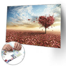 1000pcs Paper Puzzle Scenery Jigsaw Educational Toys for Adults Kids (B) A