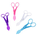 Plastic Scissors Icing Fondant CreamFlower TransferTool Cake Decorating BakingBX