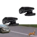 2 Pcs Deer Alert For Vehicles,Black Deer Whistles Deer Warning Devices For  C2X5