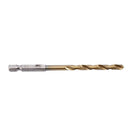 13Pc HSS Titanium Coated Drill Bit Set With 1/4inch Hex Shank L4S6