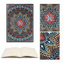 DIY Mandala Special Shaped Diamond Painting 50 Pages Notepad A5 Sketchbook