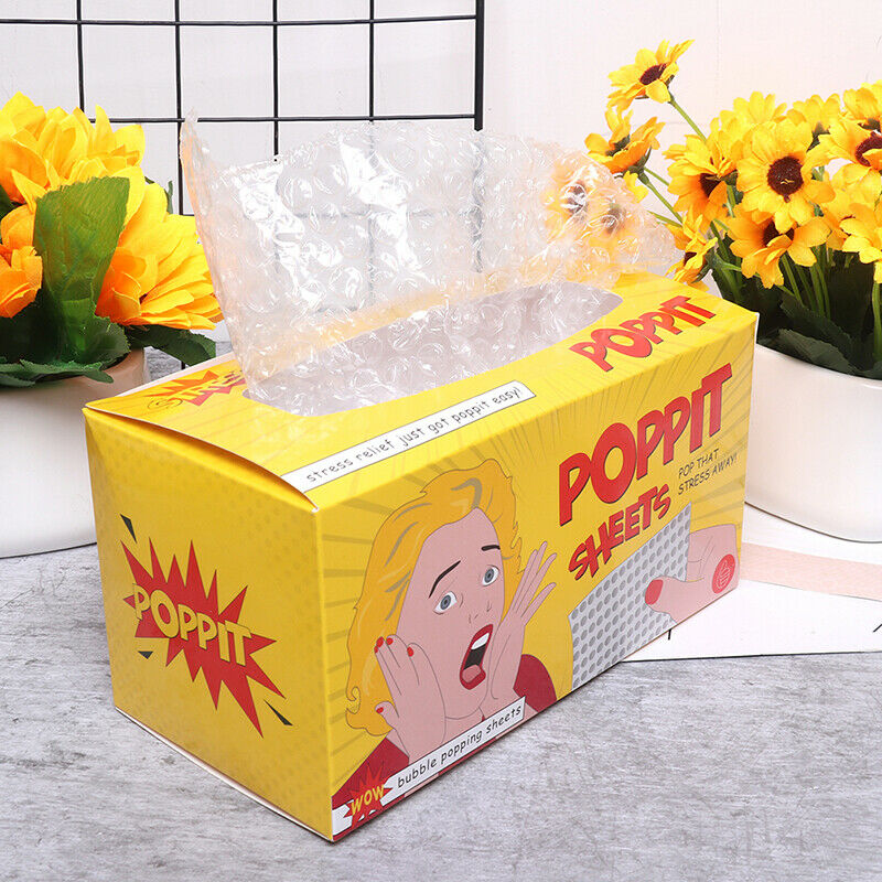 Finger Squeeze Toys Children Adults Bubble Film Popping Sheets Stress Reliev Hn
