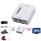 Composite AV CVBS 3RCA to HDMI Video Adapter Converter Up Scaler 720P 108 ZZI
