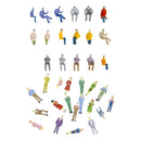 200 Pieces Plastic Mini People Figures for Train Scenery Layout 1:50 1:100