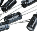 10 x 1uF 50V 105C Radial Electrolytic Capacitor 5x11mm Z9J7