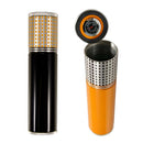 Portable Cigar Tube Storage Case Humidor Tobacco Cigar Holder Yellow