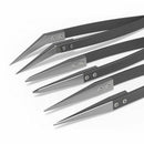 Black Ceramic Tweezers Set - Antistatic,Anticorrosion,Antimagnetic,Highly H