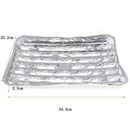 20pcs Disposable Aluminum Foil Barbecue Grilling CookingTrays Outdoor BBQ Spare
