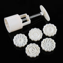 7PCS Flowers Stamps Pastry Moon Cake Mold Mooncake Mould DIY Craft Baking Tool