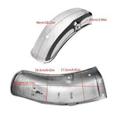Chrome Motorcycle Rear Fender Mud Splash Guard Mudguard For Suzuki GN125/GN250OZ