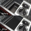Hidden-Compartment Cover Center Console Organizer Tray Anti-Skid Pad for 20