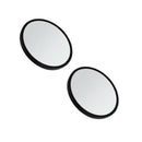 5X(2" Dia Black Frame Round Rearview Blind Spot Mirror Rearmirror for Car E6K1)