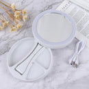 Cosmetic mirror LED illuminates 10times magnification makeup mir 3C
