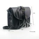 women messenger bags crossbody bags ladies shoulder purse(Black)