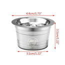 stainless steel coffee pod capsule for caffitaly cafissimo tchibo