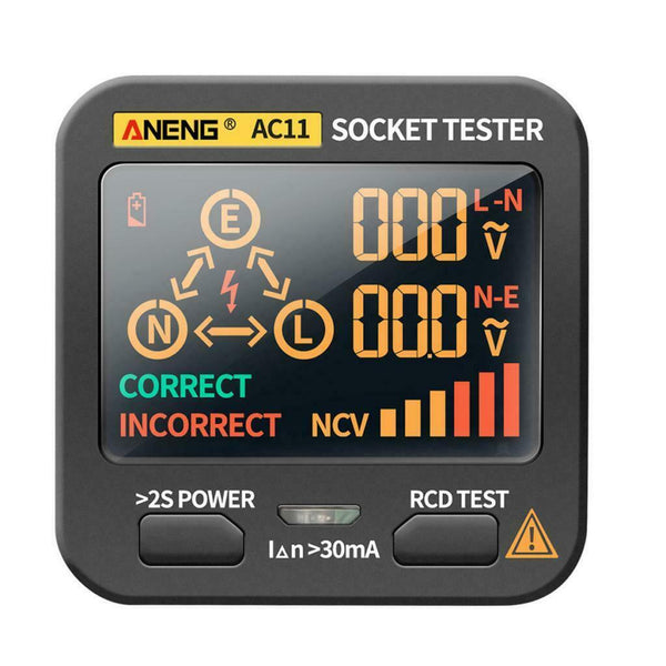 AC11 Smart Socket Tester Voltage Test Receptacle Tester Detector Tools