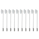 30x Chest Pin Brooch Woman In Stainless Steel 7,5 Cm