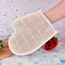 1X exfoliating bath glove natural sisal shower sponge cleansing body scrubber ME