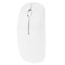 2.4GHz 1,000DPI Ultra-thin 3-Button Wireless Photoelectric Mouse (White)
