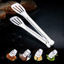 Stainless Steel Steak Salad Bread BBQ Buffet Roast Food Tongs Clip Kitchen ZHV