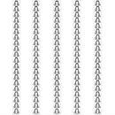 100pcs Nail Art French Tips Extension Forms Acrylic UV Gel Guide Stencils