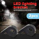 Car Motorcycle Off-Road LED Light Bar Brackets 1.25 inch Bar Tube Clamps 2 Pack