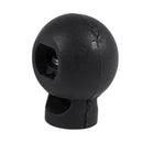 100 Piece Cord Stopper DIY Black Plastic Connector Cord Lock Stopper Switch