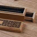 Ancien Bamboo Incense Stick Holder Burning Joss Insence Box Insense Burner