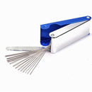 New Blue Metal 13 Sizes Long Shaft Files Guitar Saddle With Nut Polish Tools