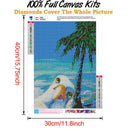 5D DIY Full Drill Diamond Painting Easeful Seaside Cross Stitch (B386)