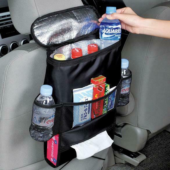 Car Seat Organizer Holder Multi-Pocket Travel Storage Hanging Bag Auto Back