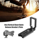 Universal Aluminum Alloy Quick Release L Plate Bracket Grip for DSLR Camera