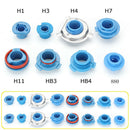 1 Pair H1 LED Halogen Headlamp Headlight Holder Socket Retainer Adapter Kit