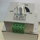 Aluminium Knob LED Dimmer Controller 12-24V 8A for Single Color LED Strip Light