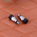 2pcs M5x0.8 Motocross Fork Air Bleeder Valves Bolt for Showa&KAYABA Forks Black