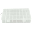 Electronic Parts Plastic Detachable 24Slots Storage Case Box 19.5x13cm O4V4