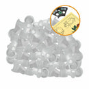 100pcs Tattoo Ink Cups Cap Self-Standing Clean Transparent Supply