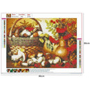 5D Full Drill DIY Diamond Painting Food Cross Stitch Embroidery (T186)