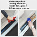 4x Car Door Sill Scuff Carbon Fiber Stickers Welcome Pedal Protect Accessorie Z