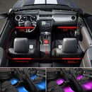 48LED Light Strip 5050 SMD Car Atmosphere Light Music Interior Light Kit Co E6J6