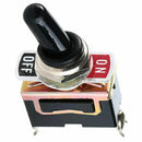 Heavy Duty Rocker Toggle Switch 10A 125V SPST 2 Pin ON/OFF Switch Metal Bat Q3N5
