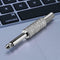 2pcs 6.35mm Single Channel Guitar Bass Audio Plug Cable Adapter Connector