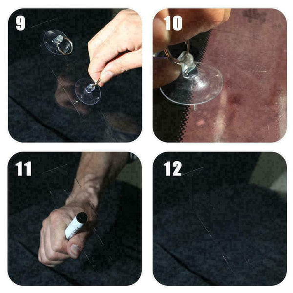 Car Windscreen Windshield Repair Tool DIY Kit Wind Glass For Chip&Crack Qua G5L7
