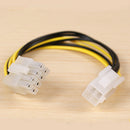 1xCord Adapter ATX Male to 4Pin Female PC CPU Power Supply Extension Cable New